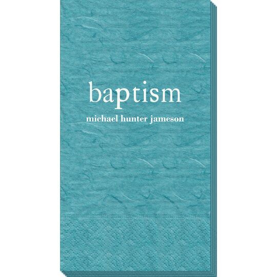 Big Word Baptism Bali Guest Towels